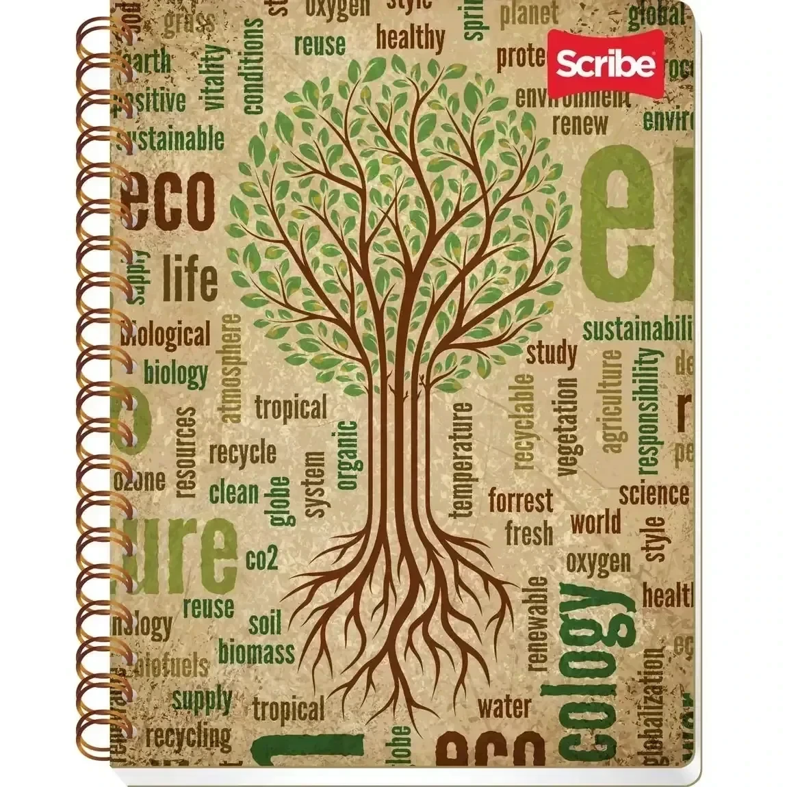 Cuaderno profesional c5 ecológico 100 h espiral-doble
