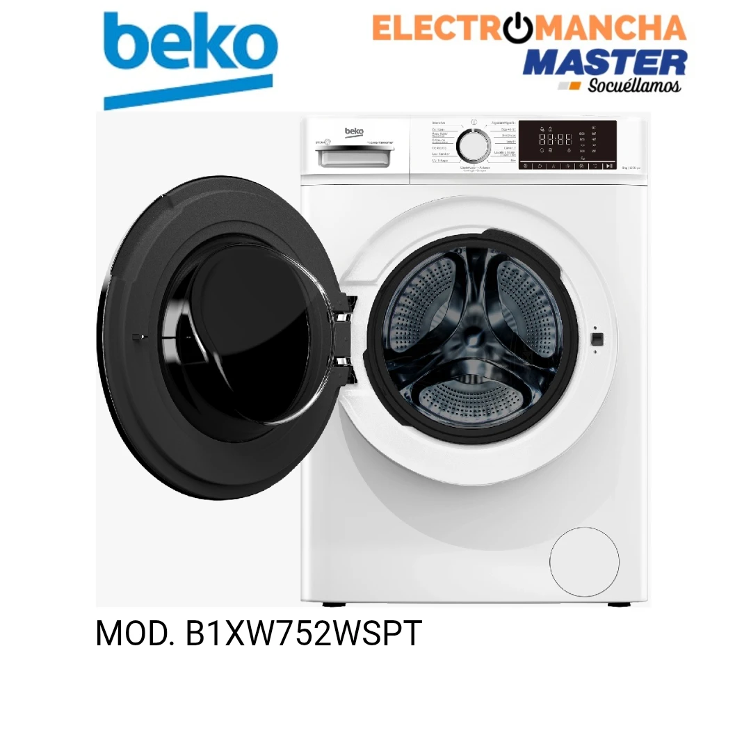 LAVADORA BEKO B1XW752WSPT 7 KILOS 1200 RPM CLASE B 3