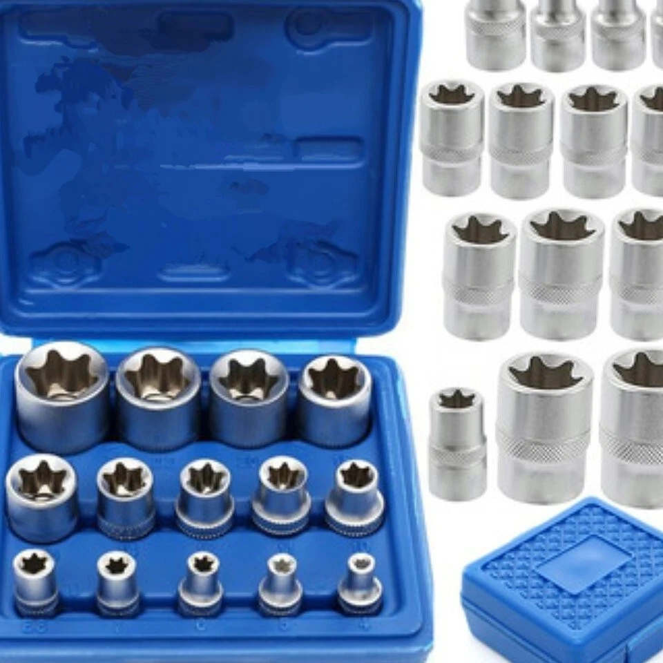JUEGO DE TUBOS TORX HEMBRA 2