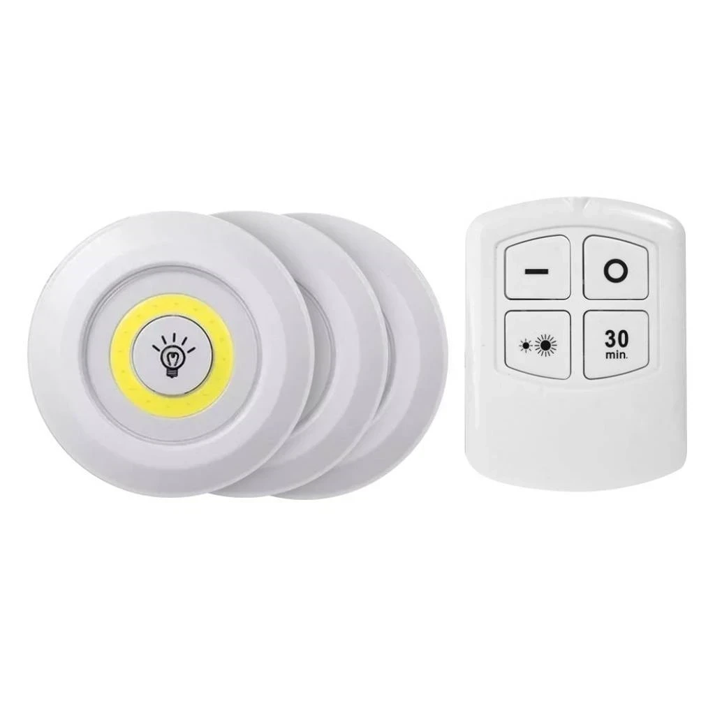 Luz Led de Uso Interior c/Control Set de 3 𝙇𝙀𝘿𝙎𝙏𝘼𝙍