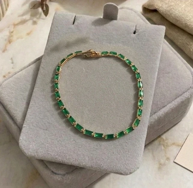 PULSERA BRILLANTE VERDE