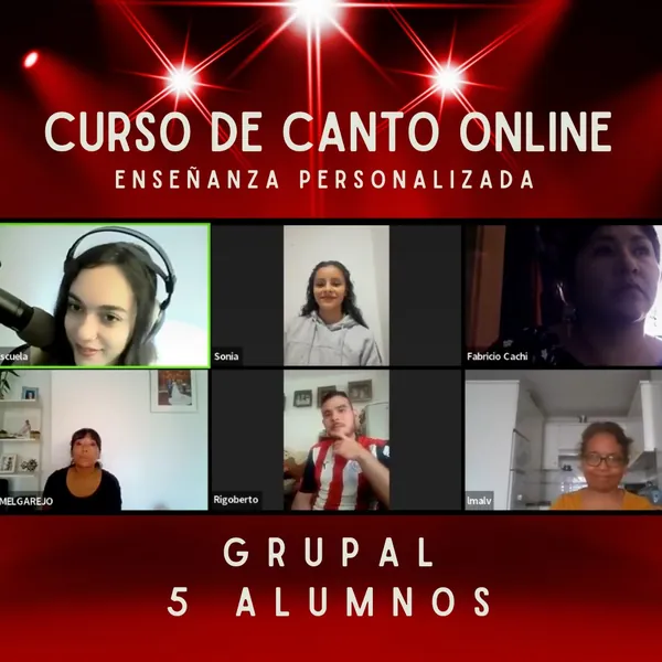 CURSO DE CANTO ONLINE