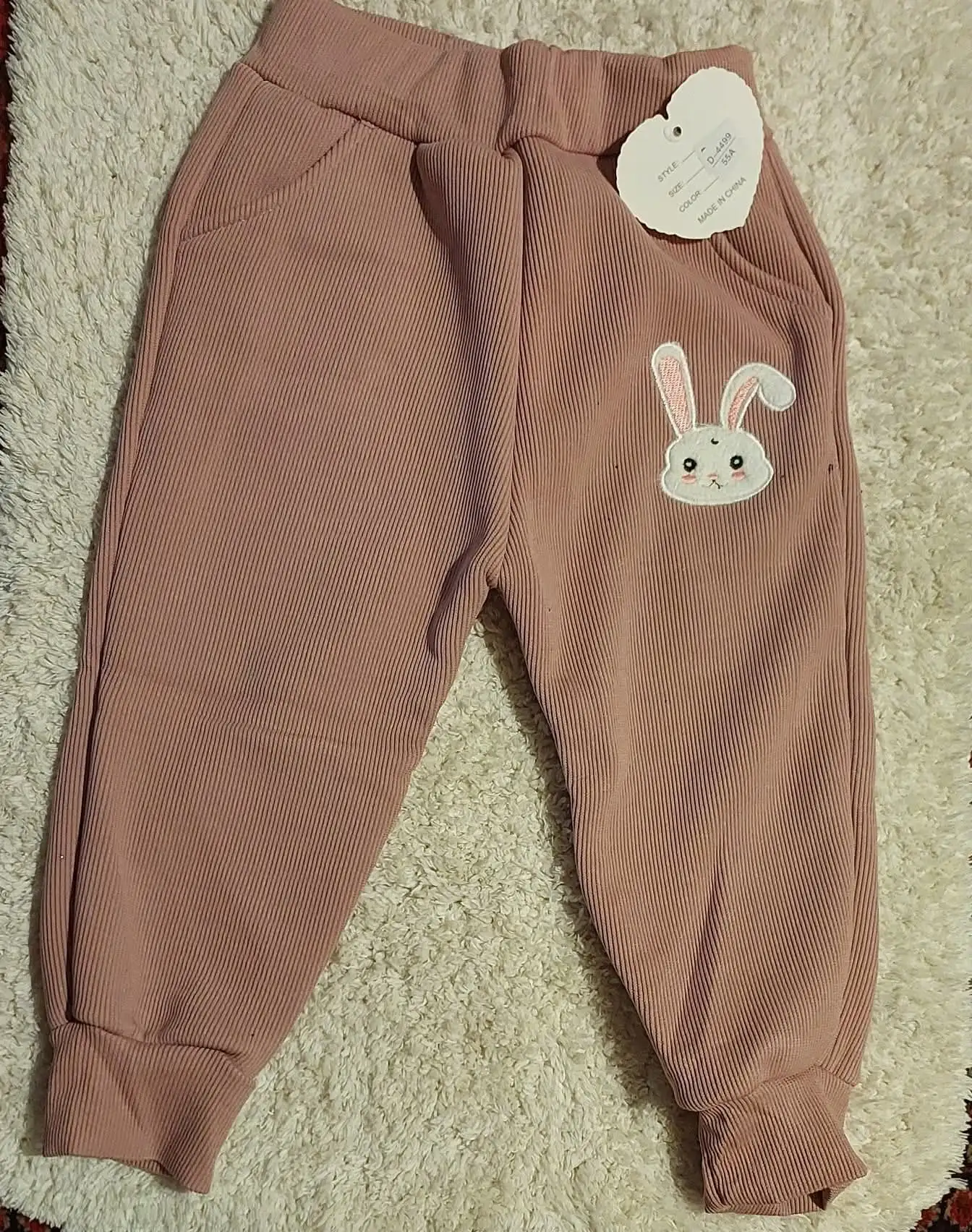 Pantalón cotele forrado 
