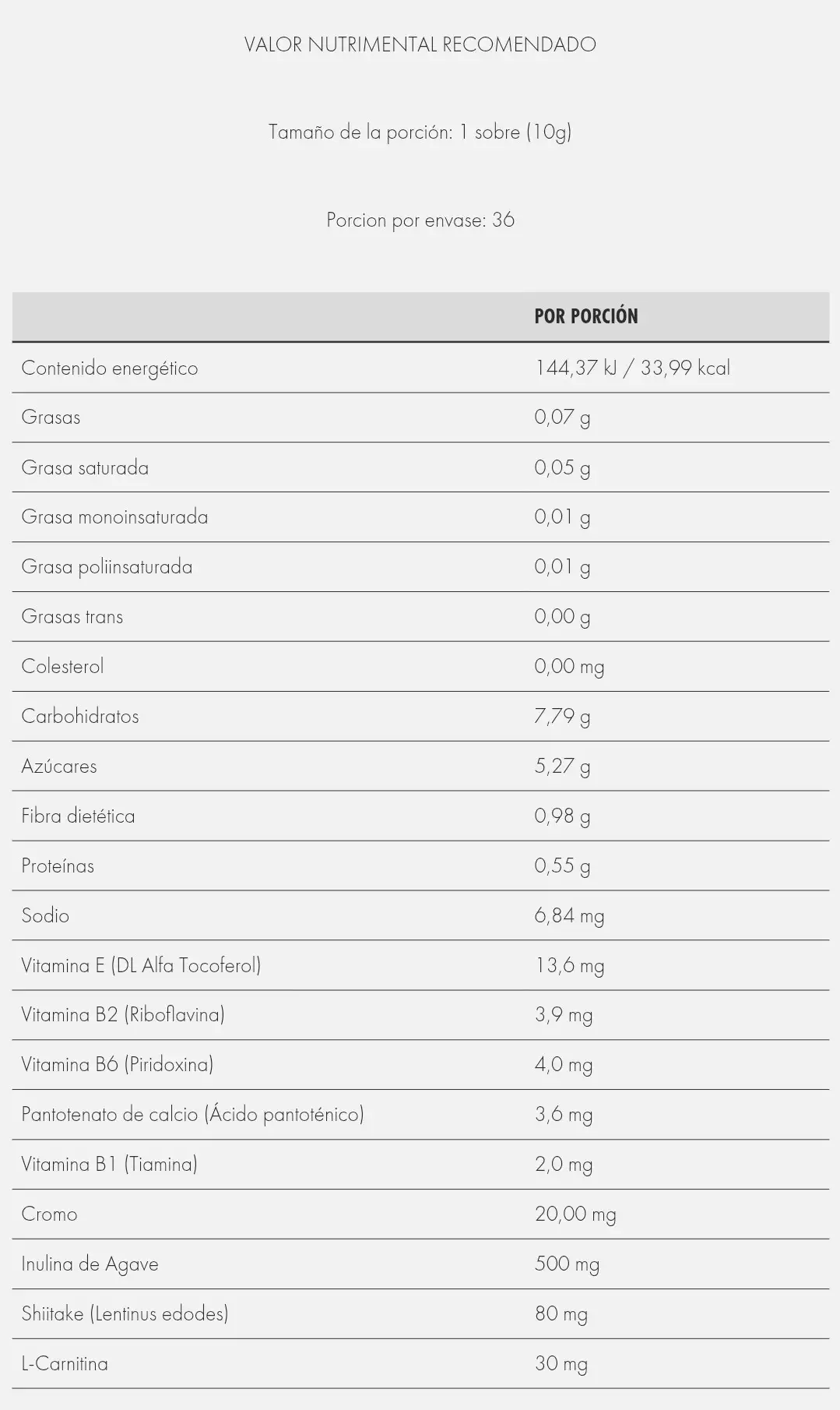 NOX (36 sobres de 10 g c/u) 4