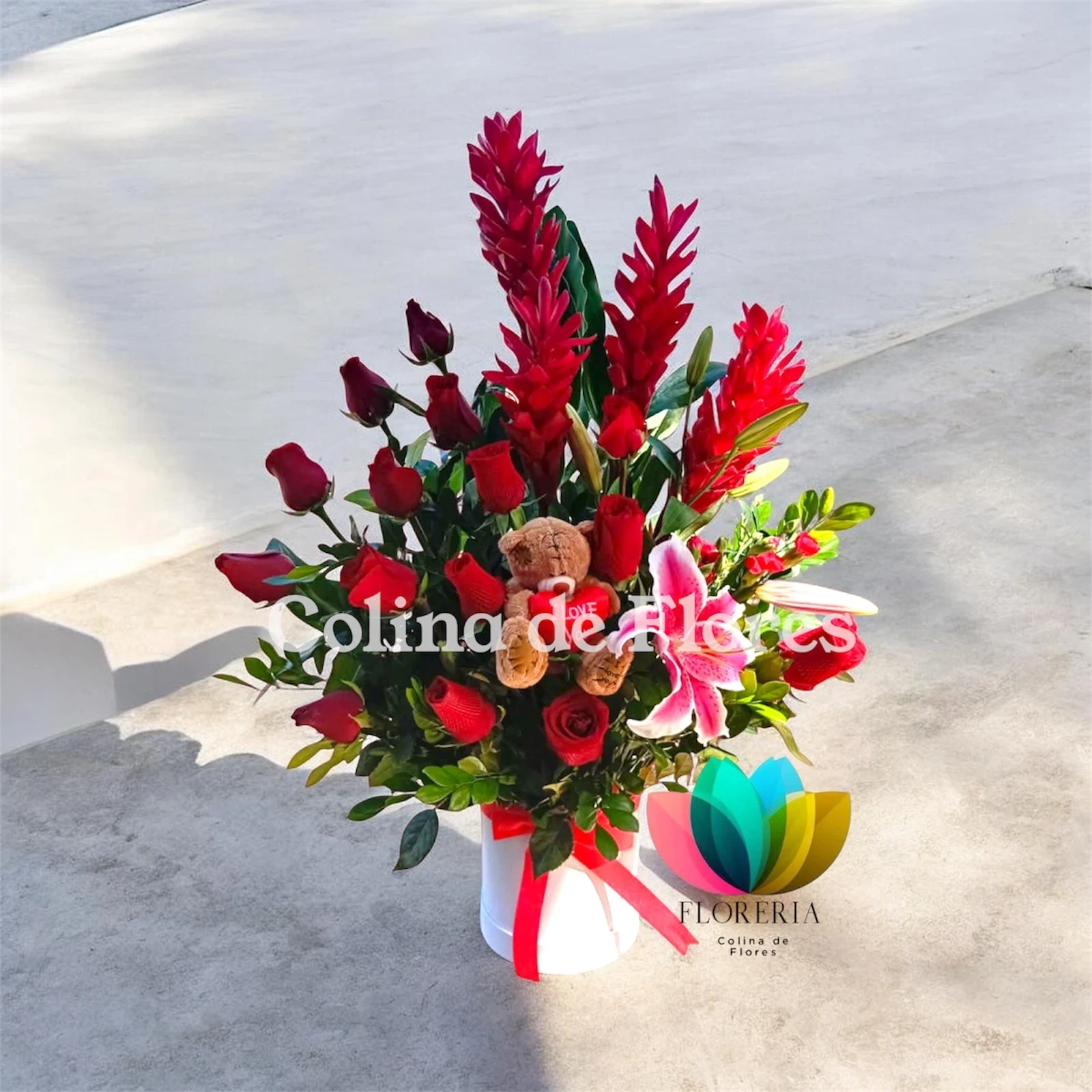 Box rosas rojas 