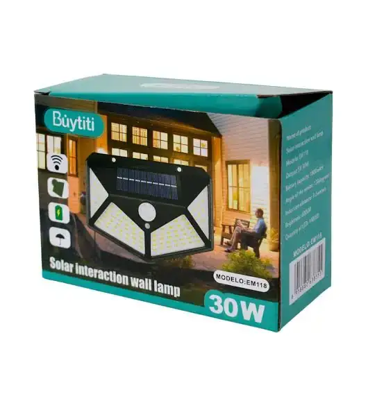 Lámpara Solar 30w 2