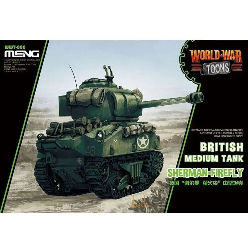 World War Toons British Medium Tank Sherman-Firefly
