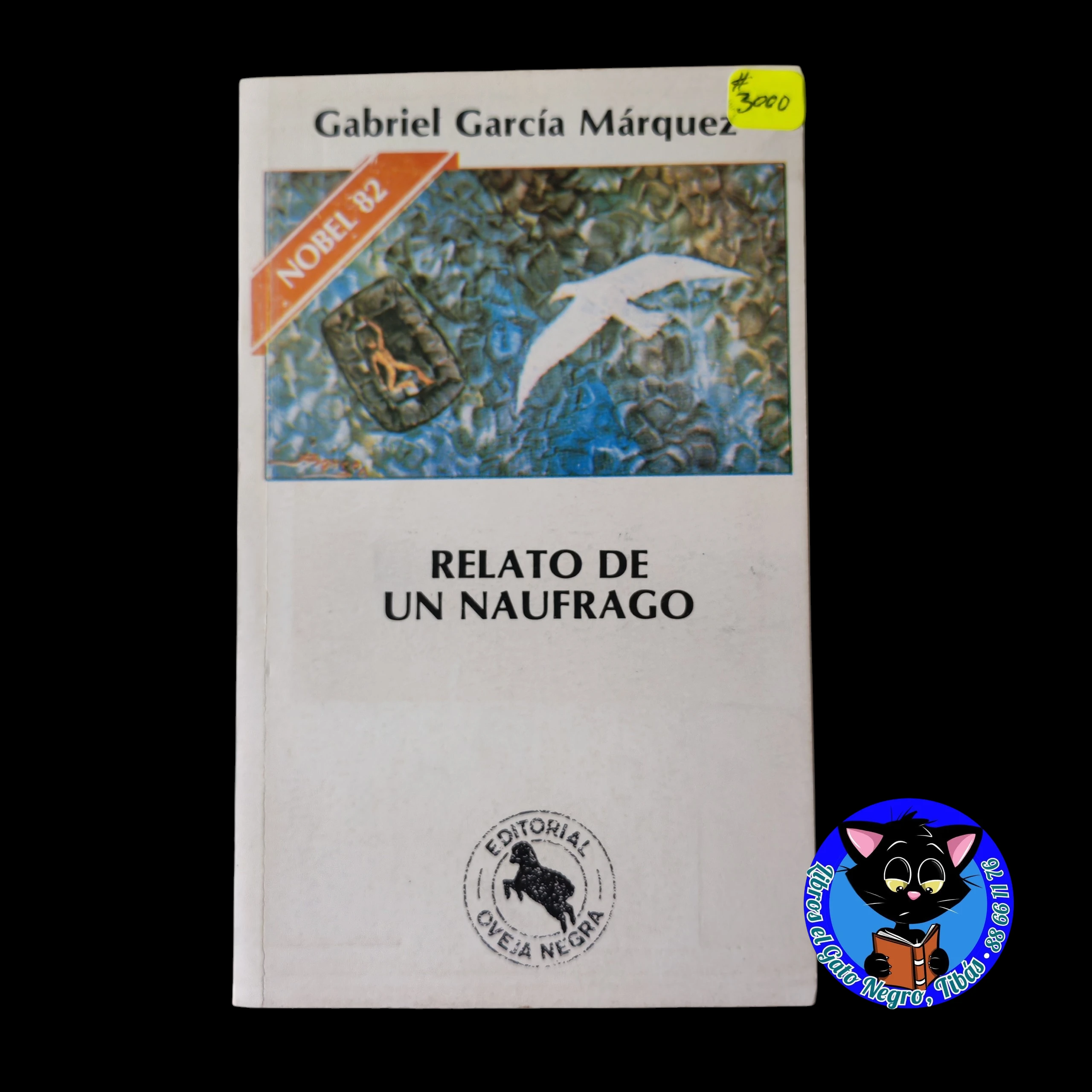 Relato de un naufragio, Gabriel García Márquez, usado 