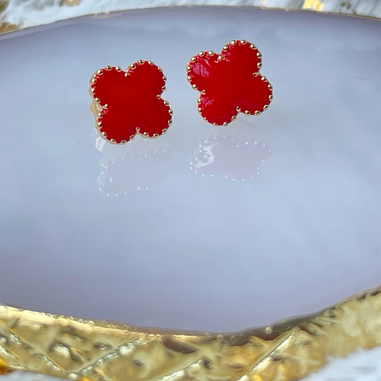 Topos trébol rojos 2