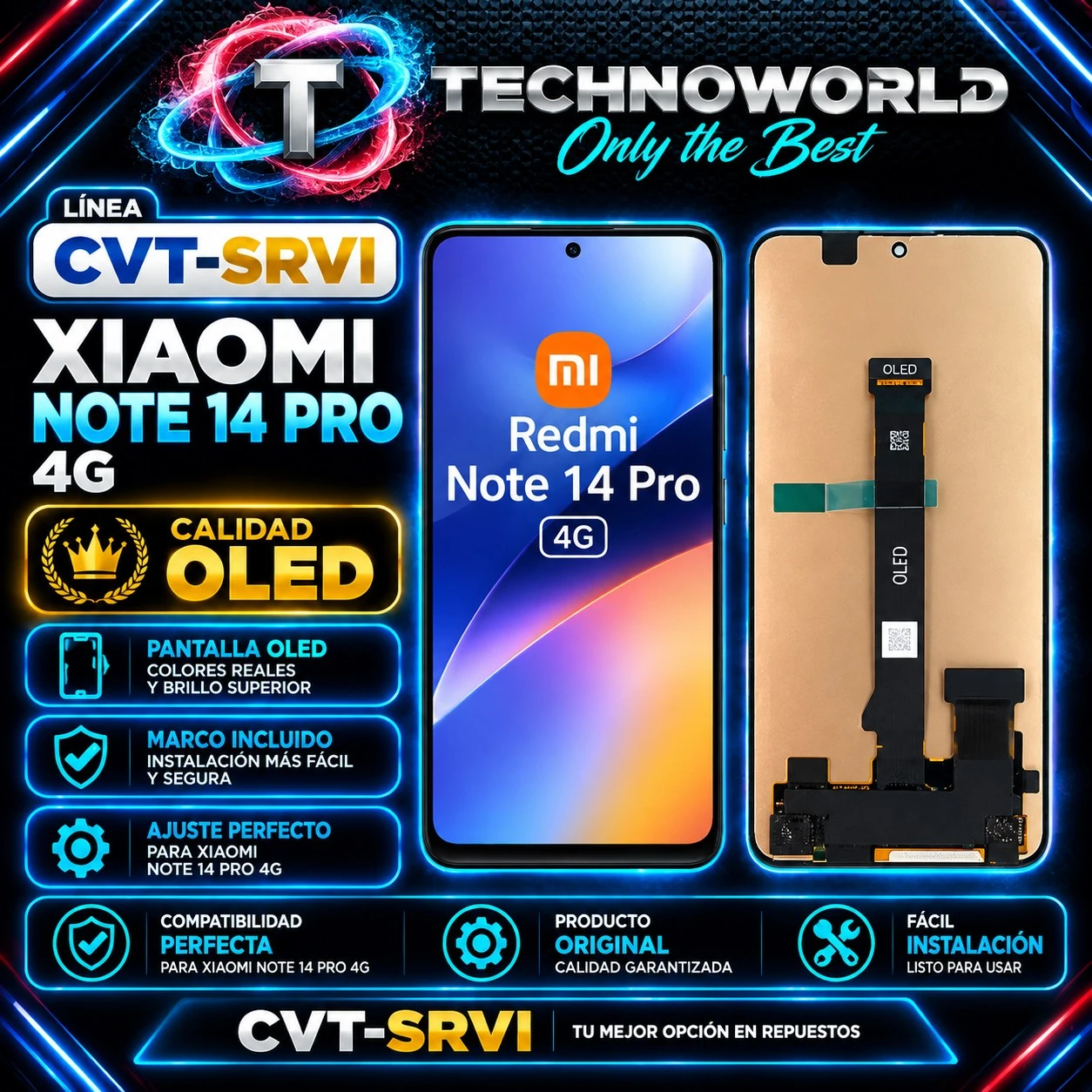 Mod Xiaomi Note 14 pro oled Cvt premium 