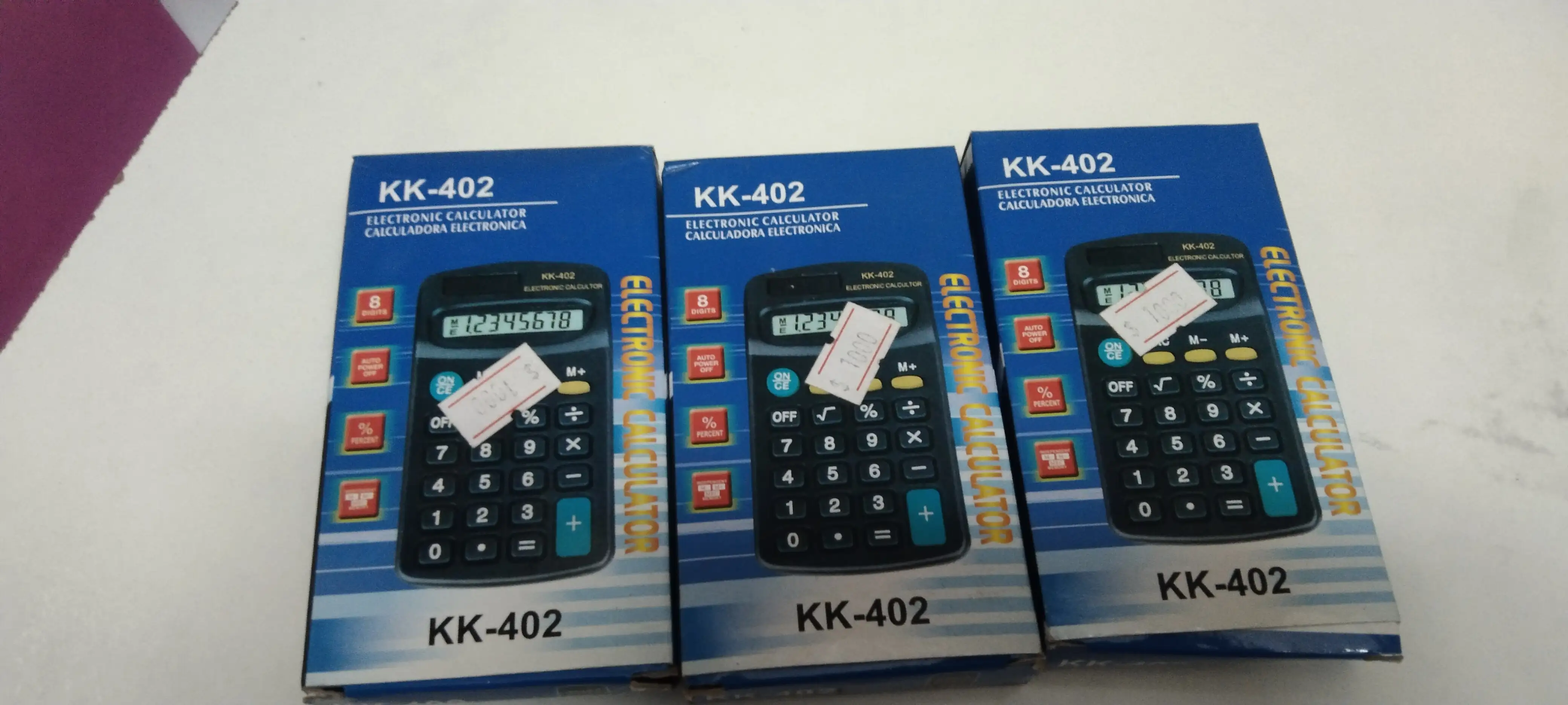 Calculadoras pequeñas 