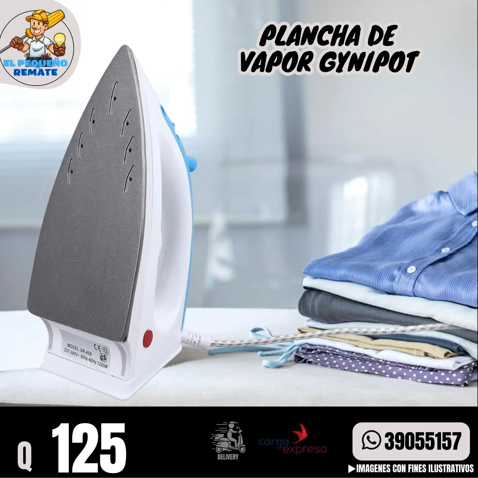 PLANCHA DE VAPOR GYNIPOT 3