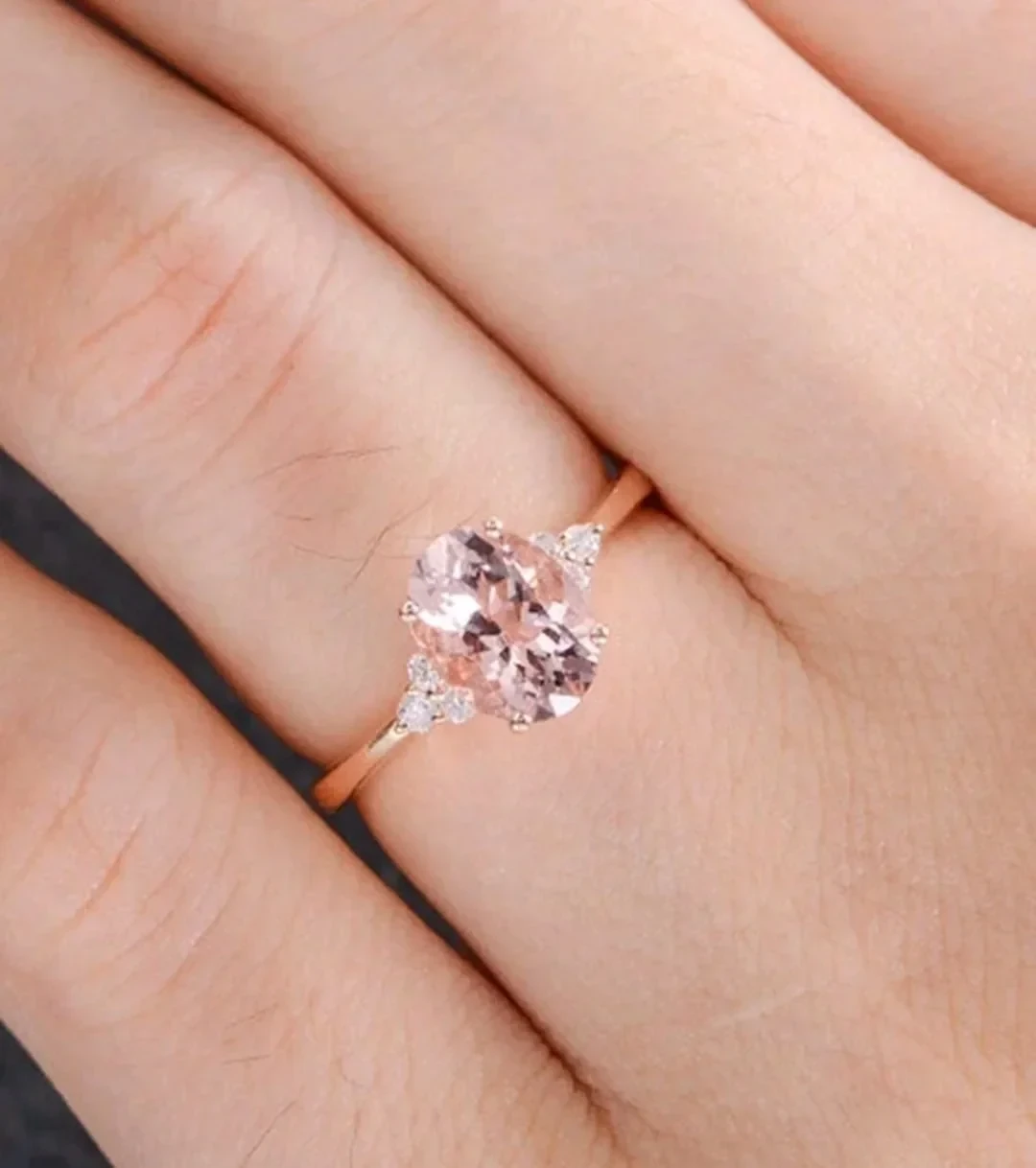 Anillo de promesa elegante en fantasía fina  2