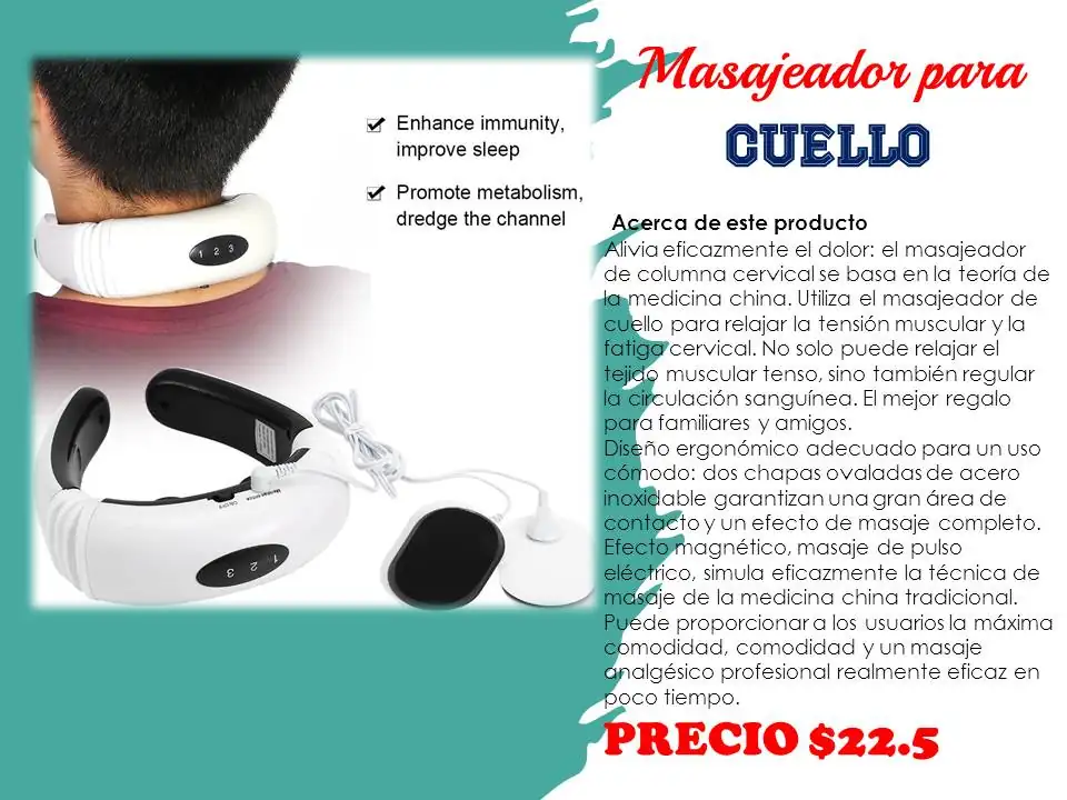 Masajeador para cuello 