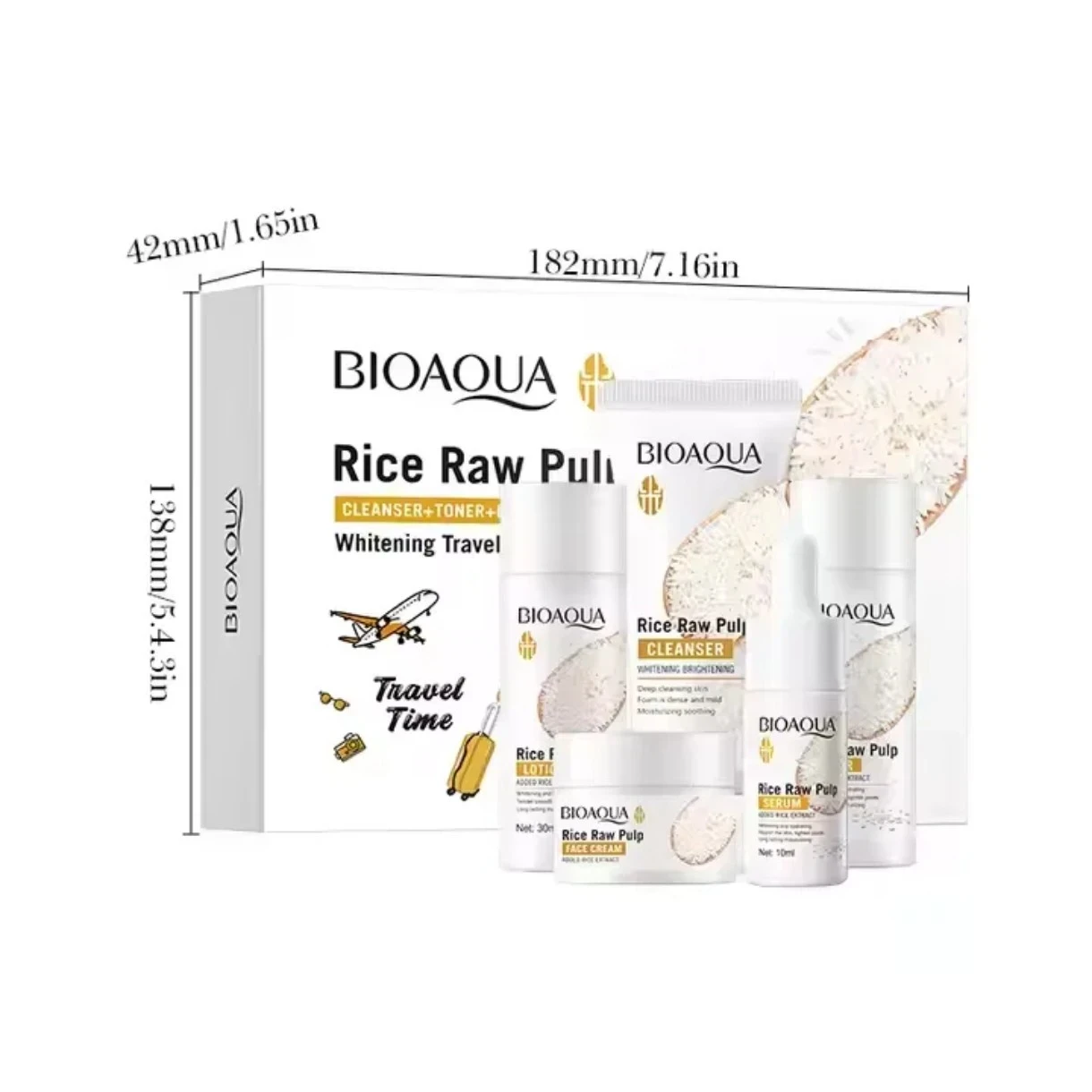 ✨ Kit de Arroz BIOAQUA – Luminosidad, Hidratación y Piel de Porcelana en 6 pasos ☺️💖 8