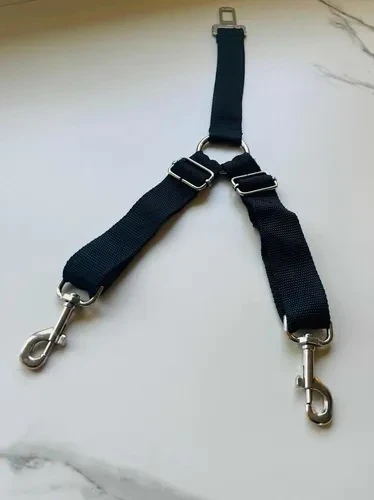 Cinturon de seguridad doble economico 