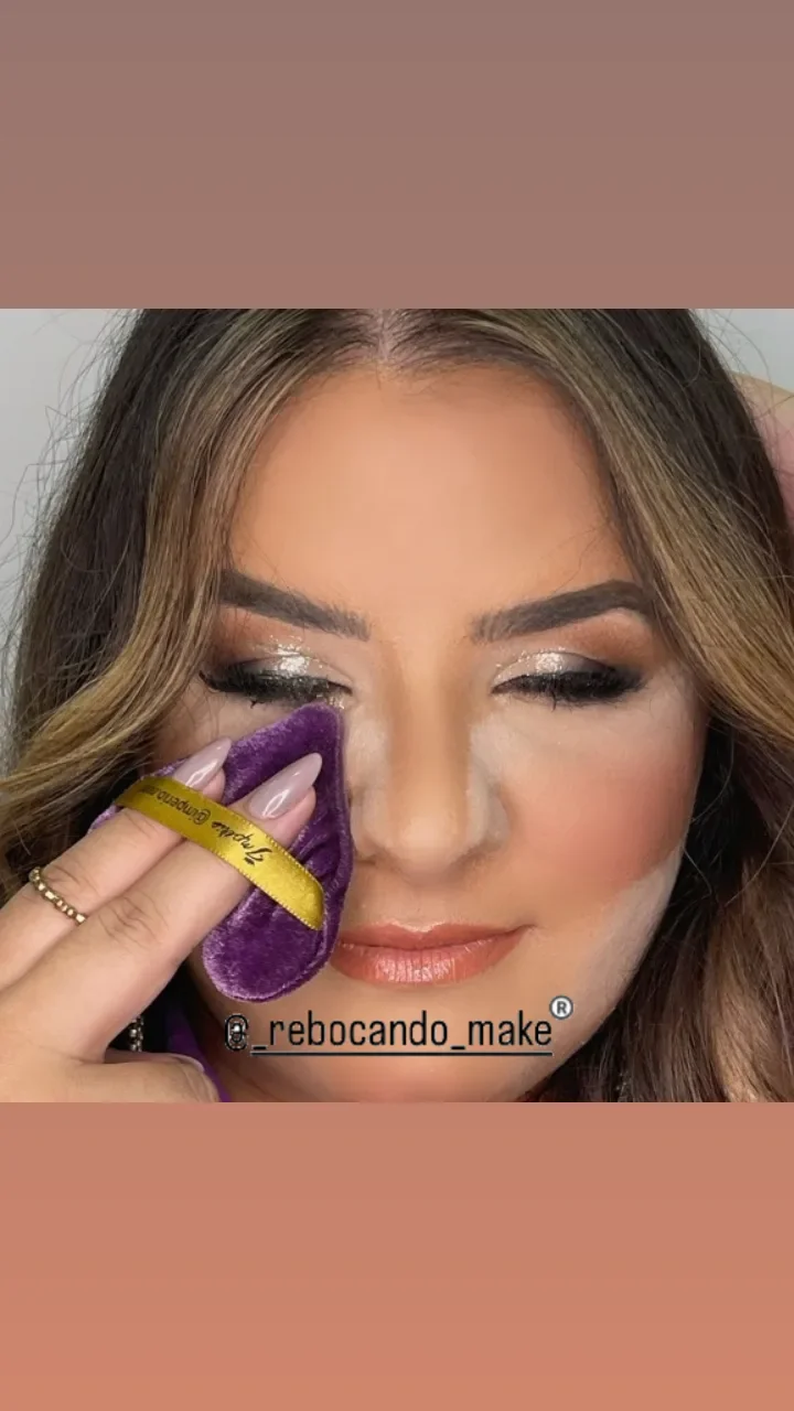 Esponja coração para pó 2