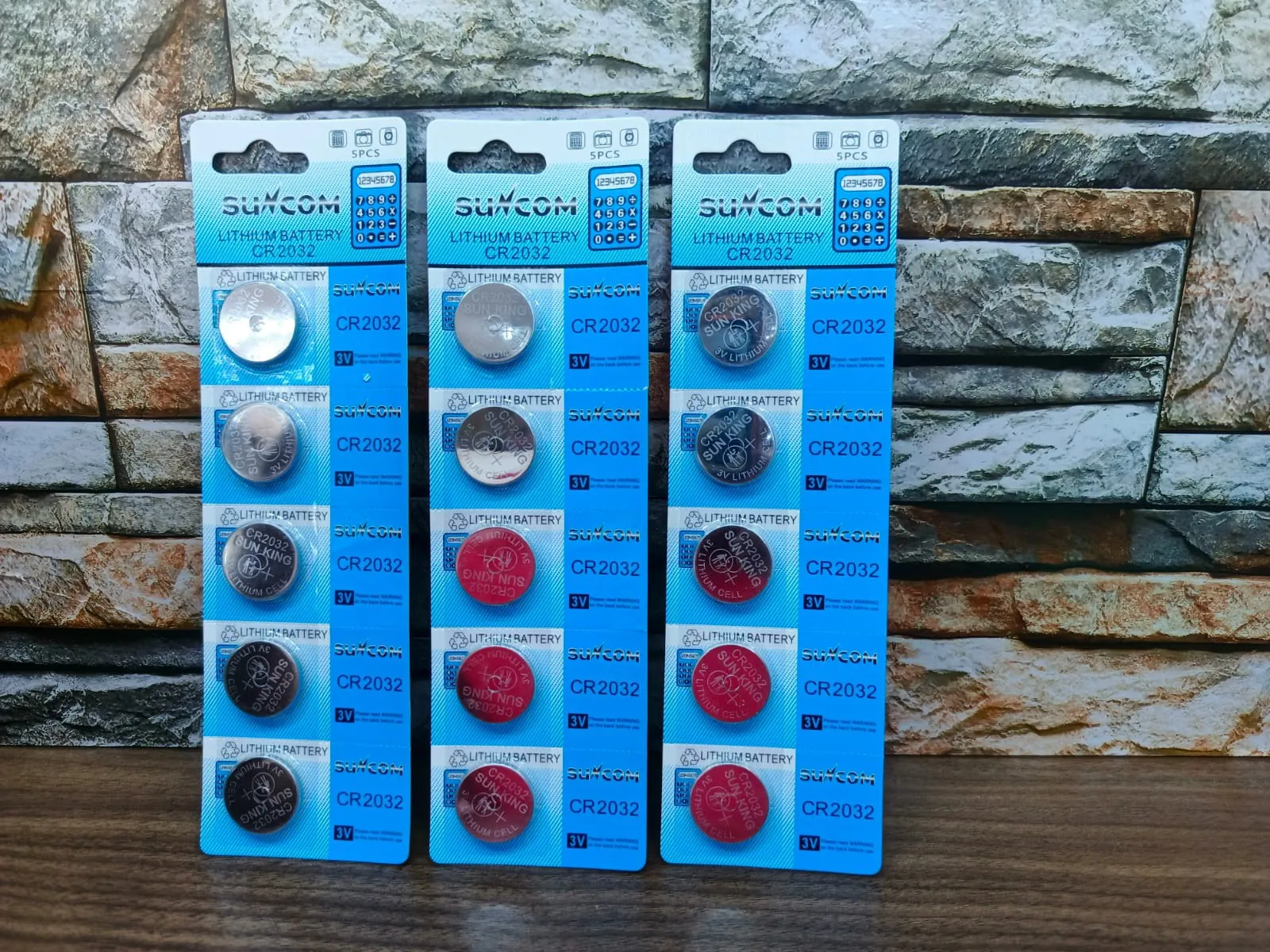 PILAS PASTILLAS SUNCOM CR2032 PLANCHA