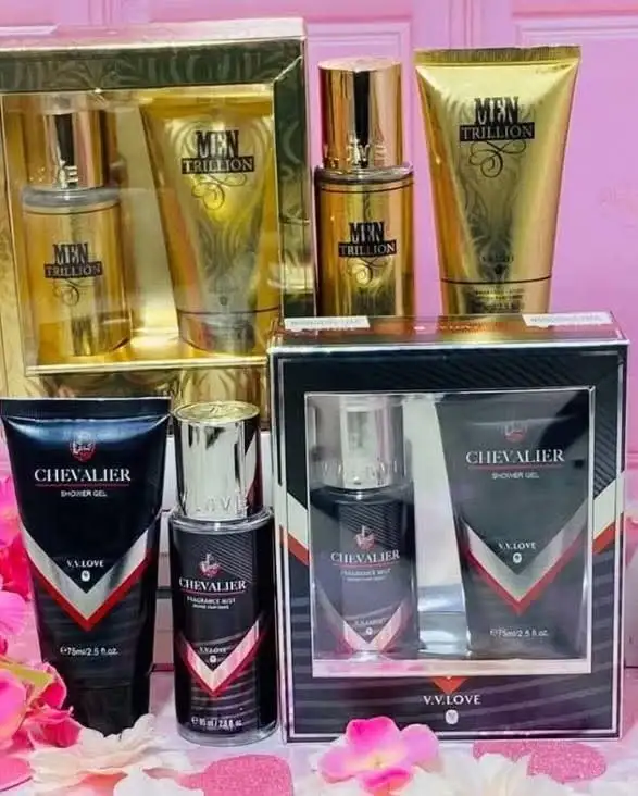 Set perfume y gel caballero