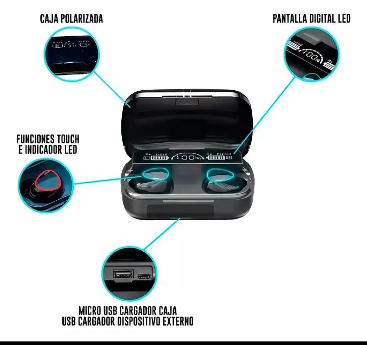 Auricular Bluetooth M10 4