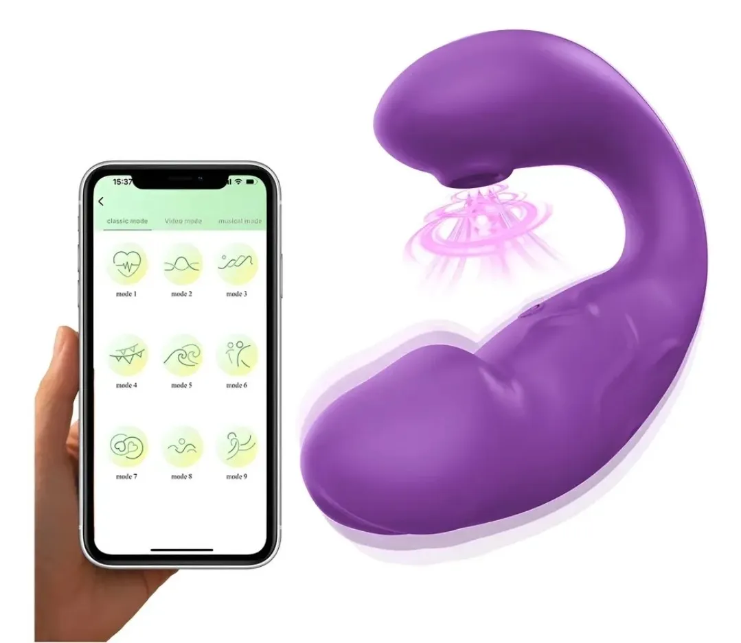 vibrador succionador por app