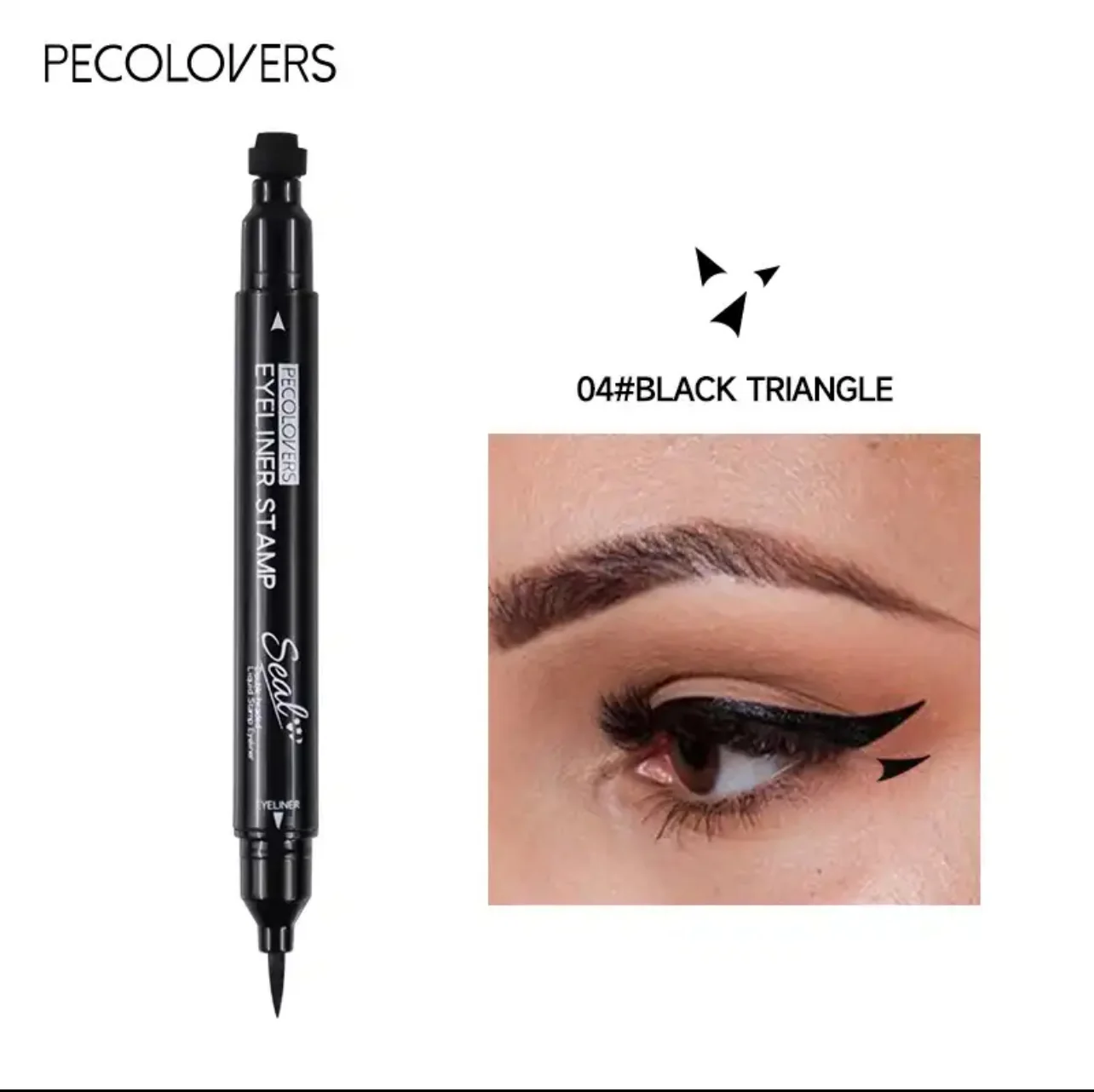 Delineador Negro ESTAMPADOS,  Punta Fieltro ✨ 6