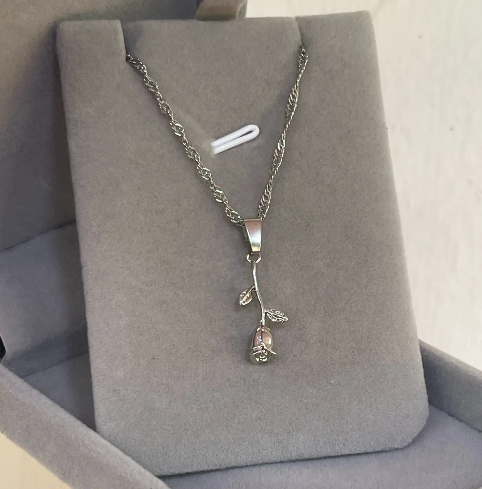 CADENA ROSA SILVER