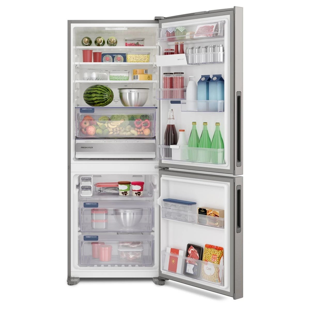 HELADERA NO FROST INVERTER ELECTROLUX COMBI FREEZER IB55S 527L PLATA ‼️SOLO POR PEDIDOS ‼️  3