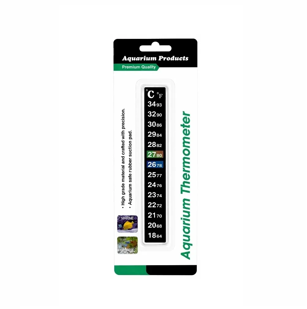 Termómetro Adhesivo Lcd Para Peceras Y Acuarios