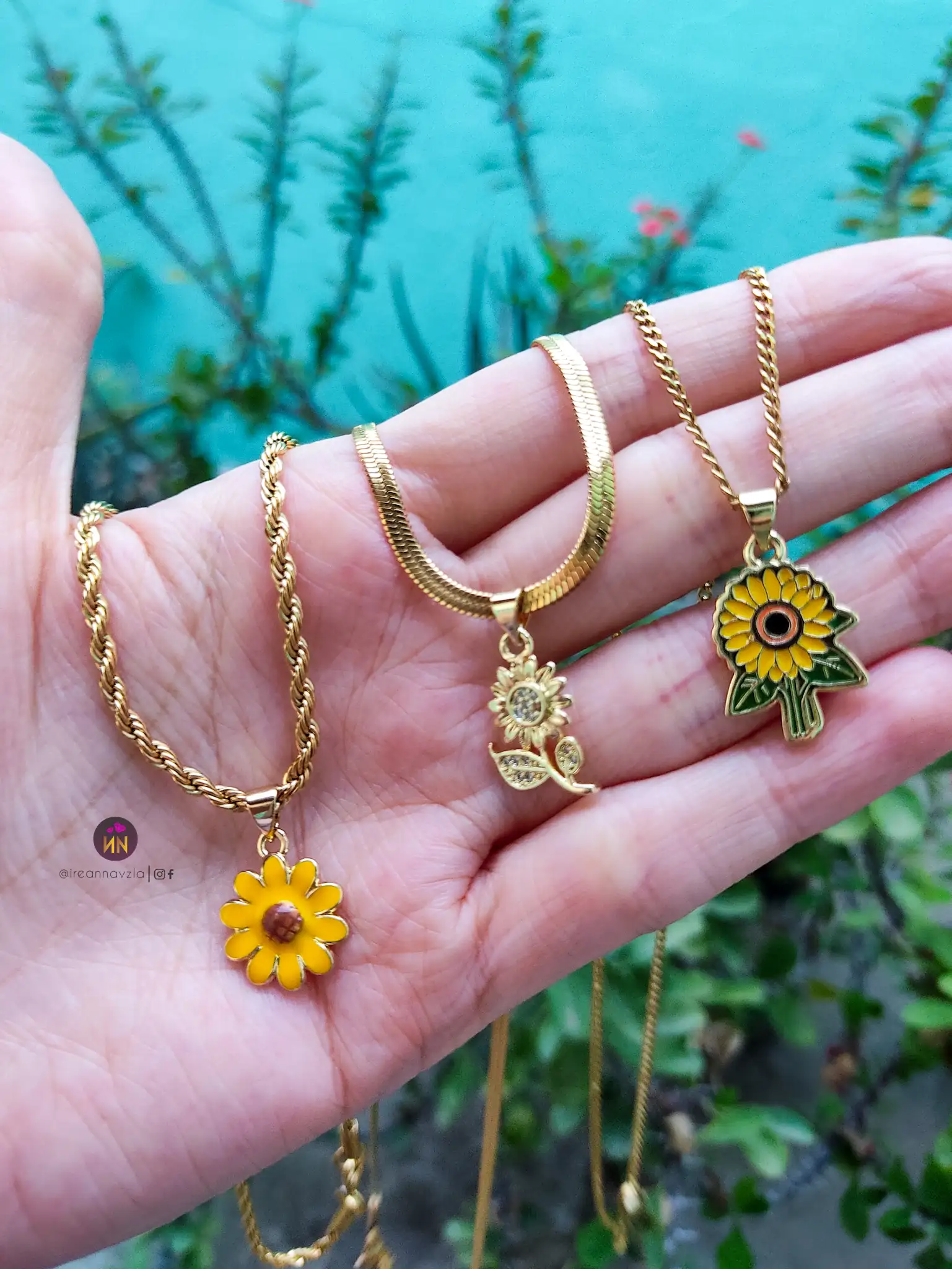 Cadenas de girasol 