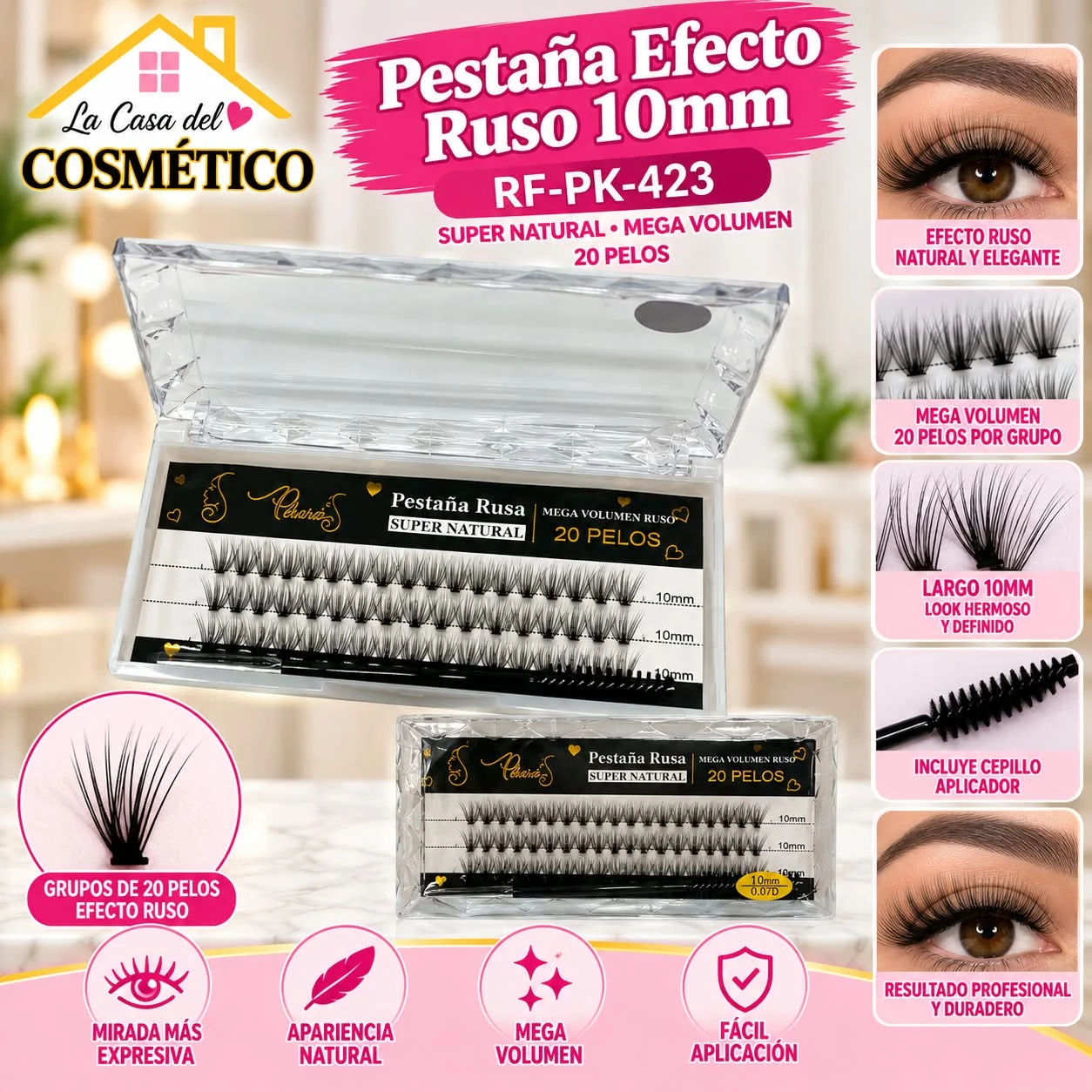pikaras caja de pestana efecto ruso 10mm pk-423.jfif