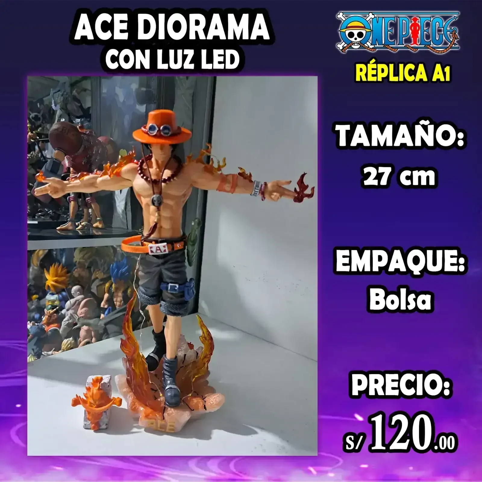 Ace Diorama con Luz Led