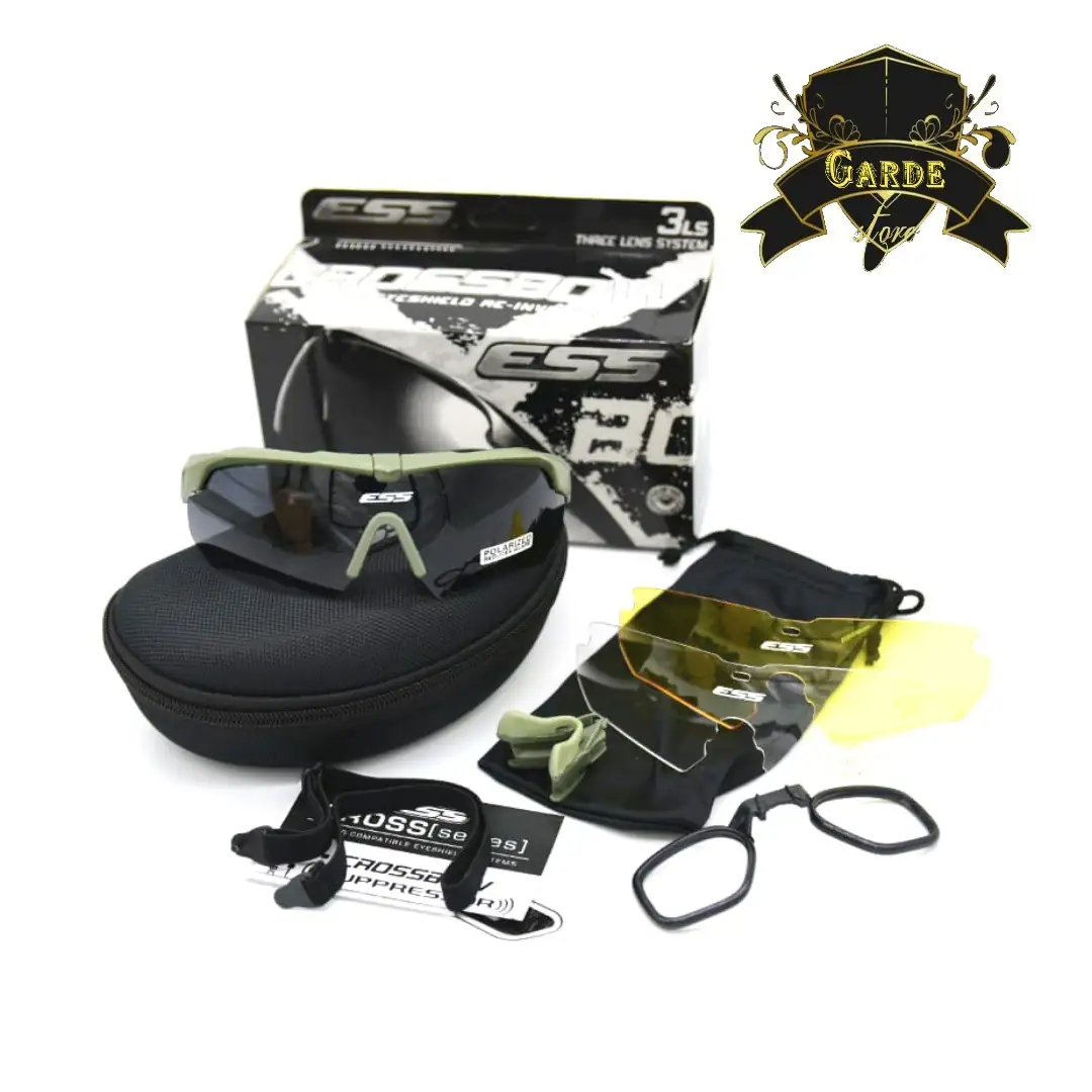 Lentes tacticos ESS CROSSBOW 3 micas. 