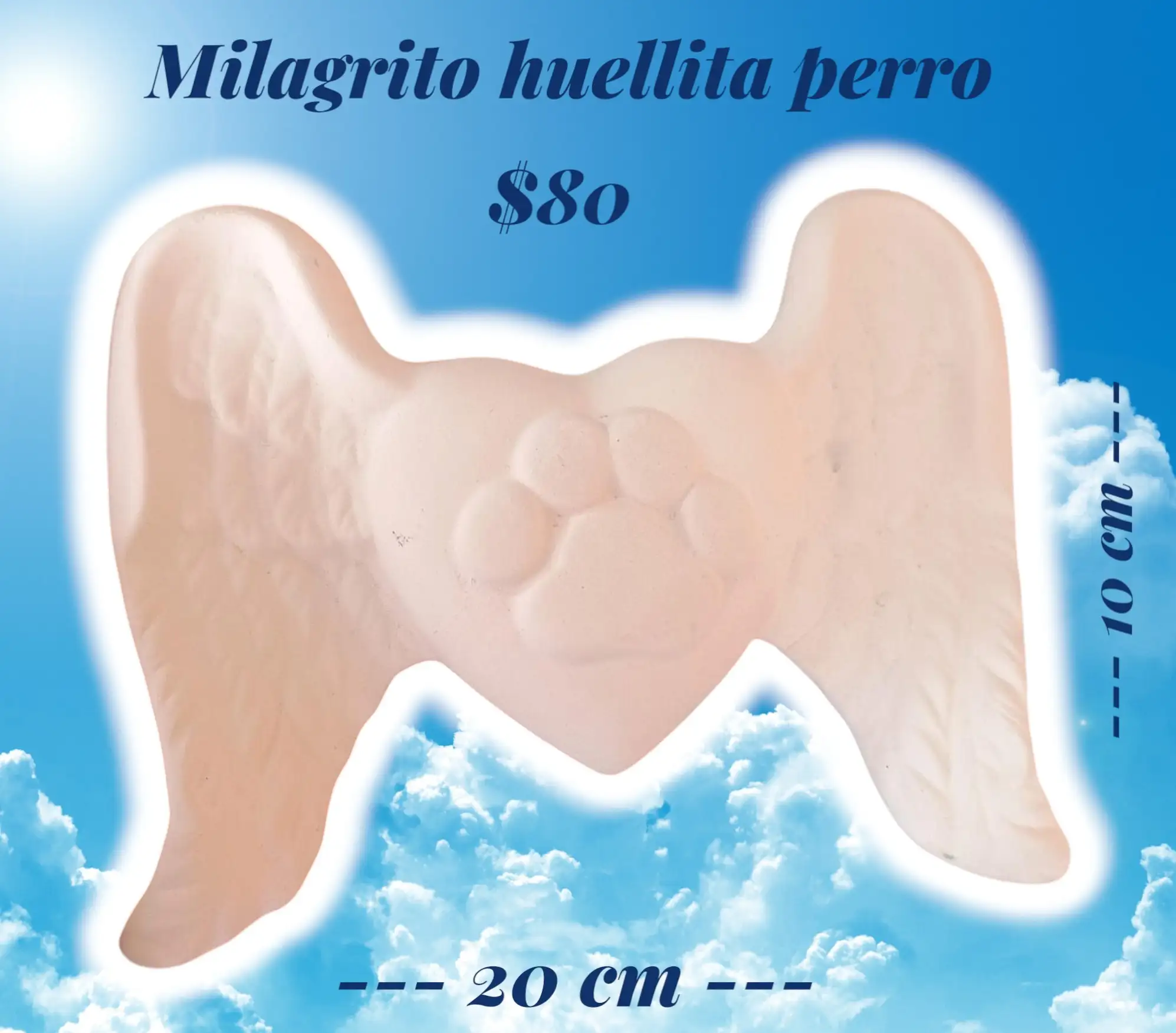 Milagrito huella perrito 