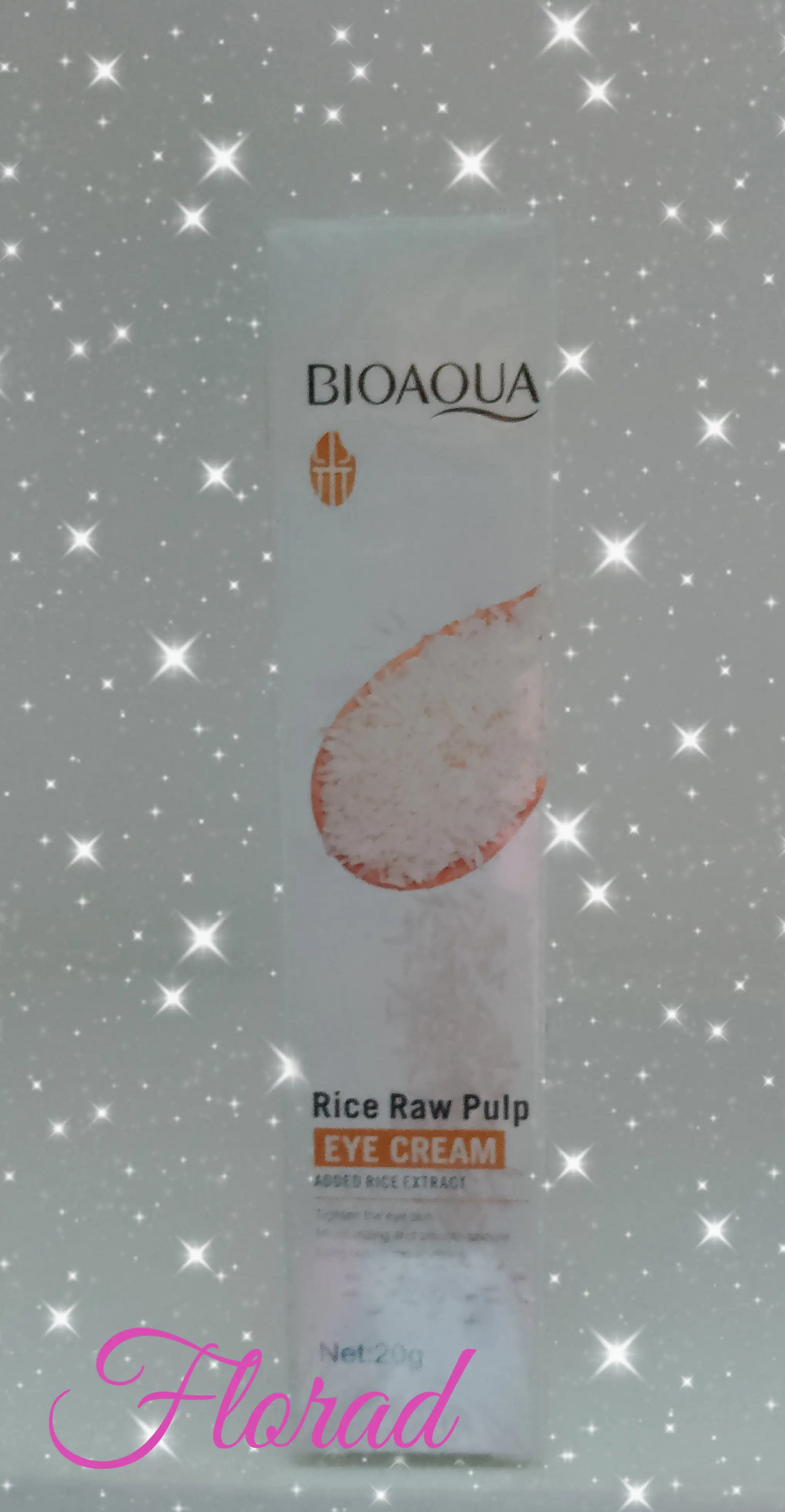 Crema de arroz para ojos