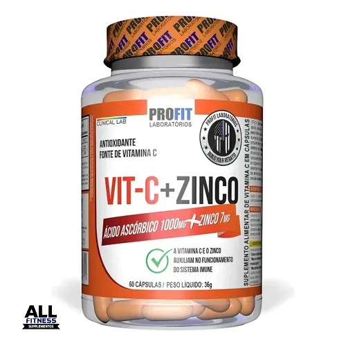 Vitamina C + Zinc x 60caps PROFIT