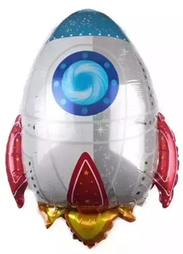Globo espacial cohete 44cm