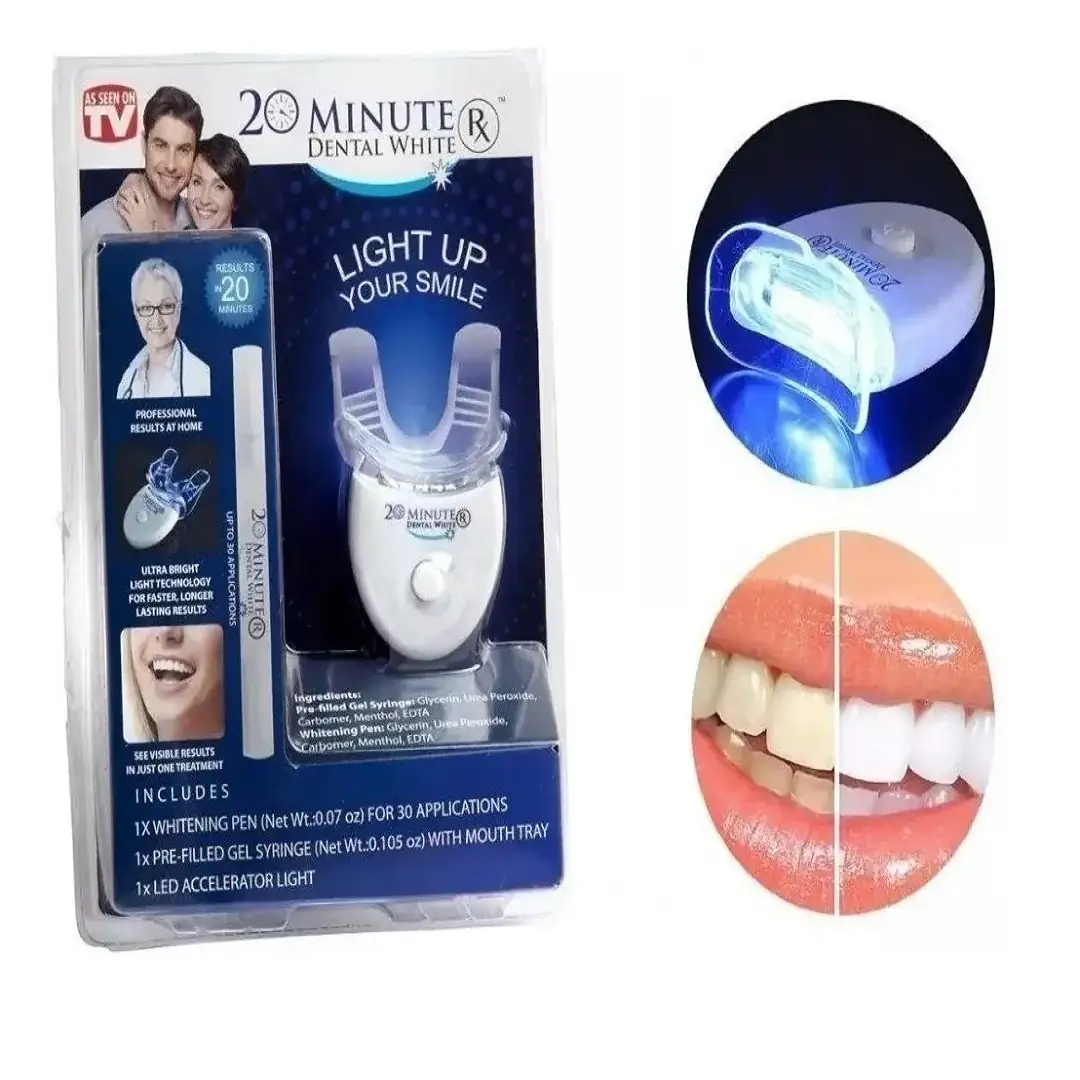 Kit Blanqueamiento Dental Con Luz LED 