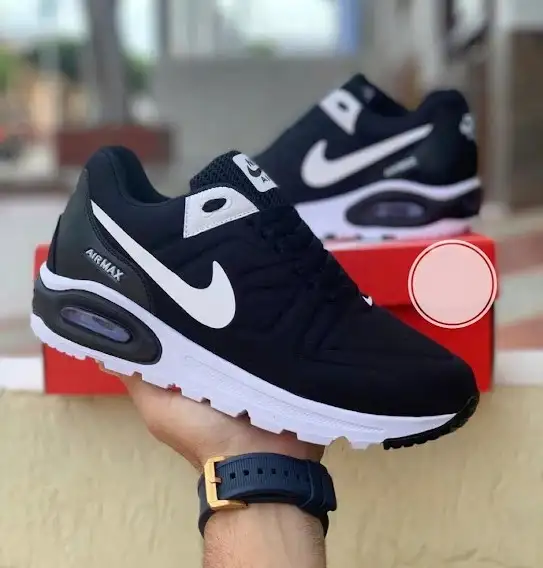 Tenis Nike Comando Negro Blanco Caballero