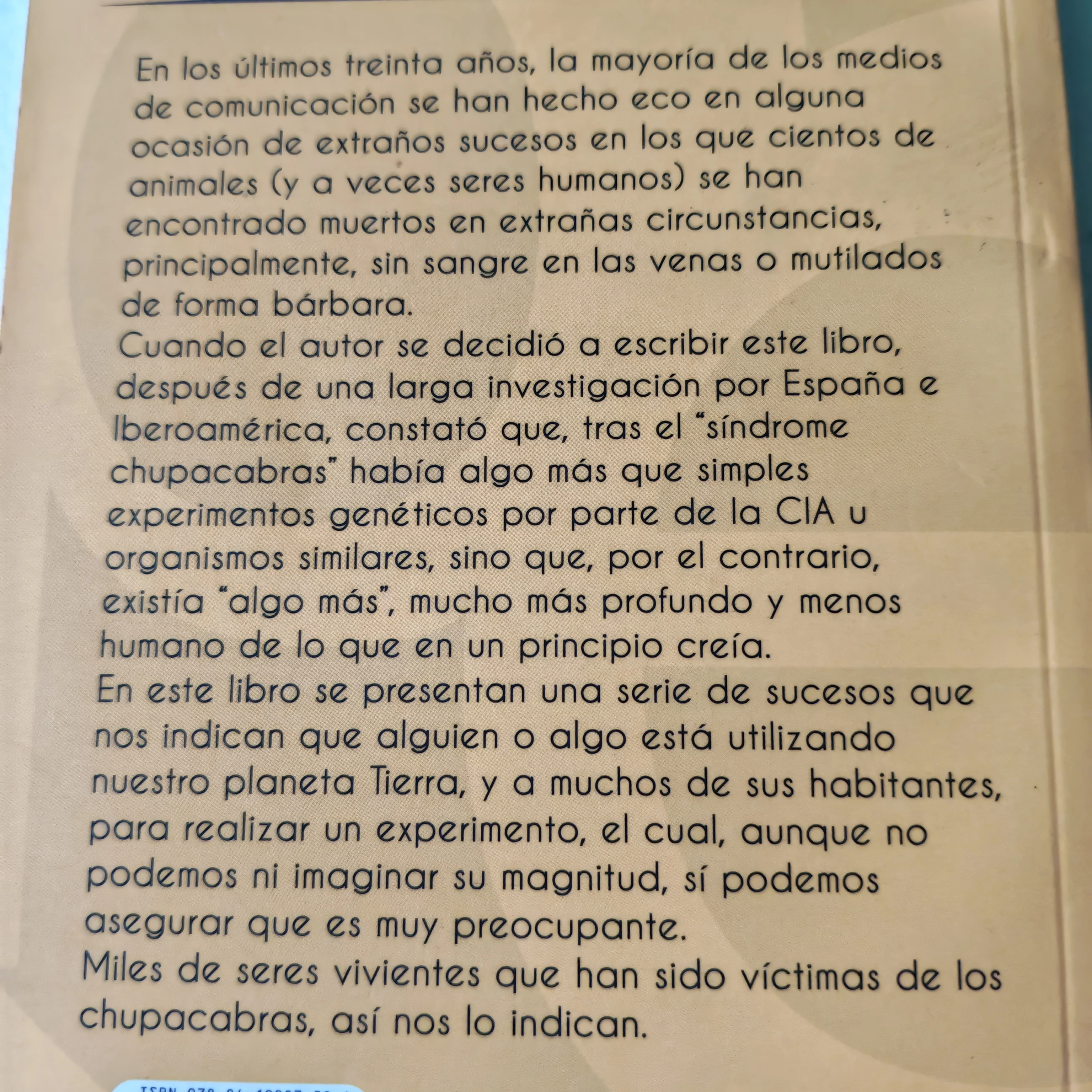 El chupacabras, Miguel Aracil, nuevo  2