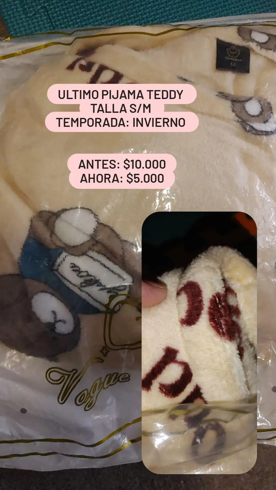 pijama teddy