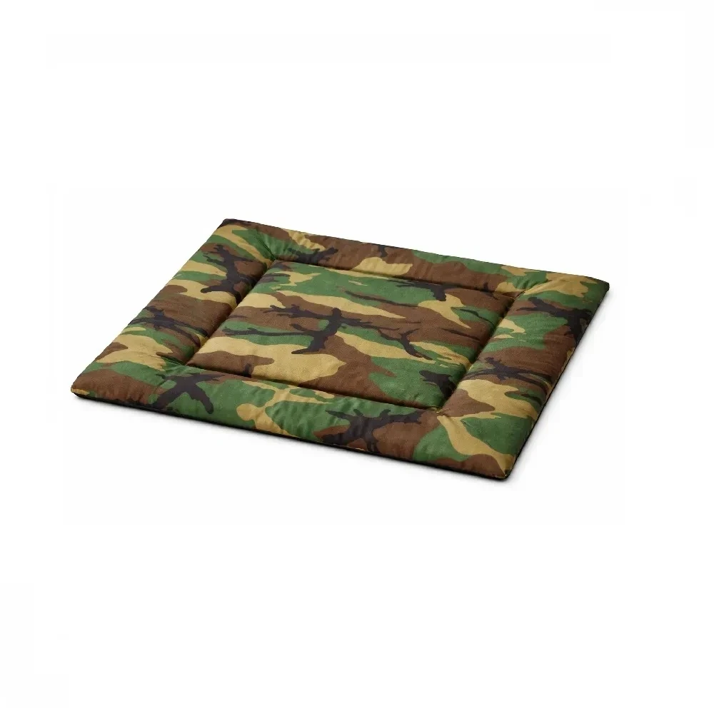 Cama tipo colchoneta grande camuflada