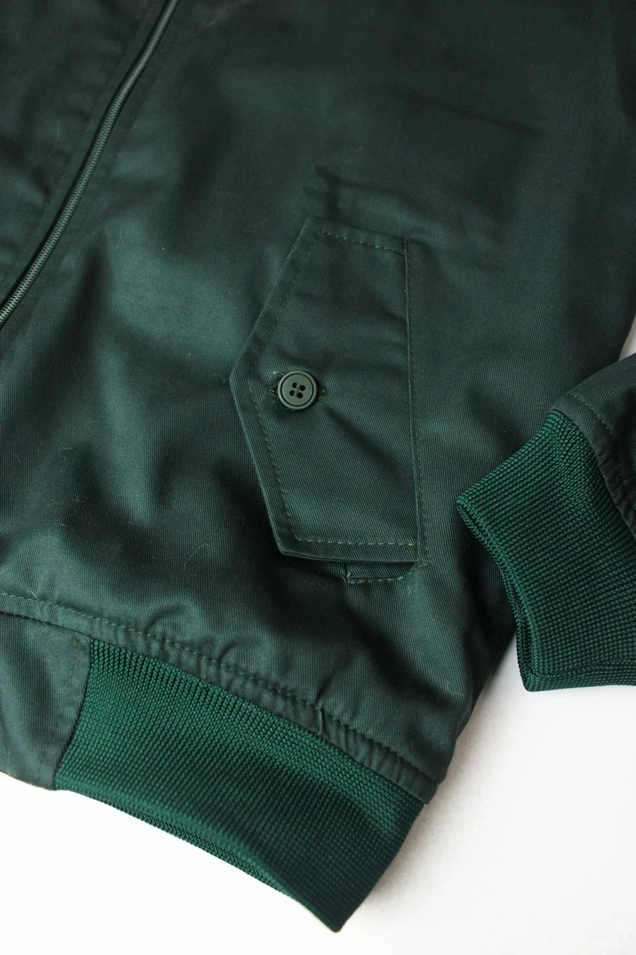 Chaqueta estilo harrington verde  2