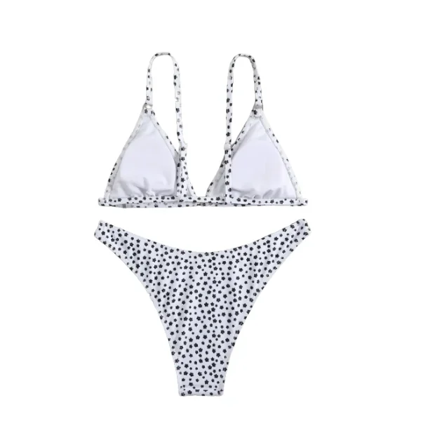 Bañador bikini tanga triángulo floral 2