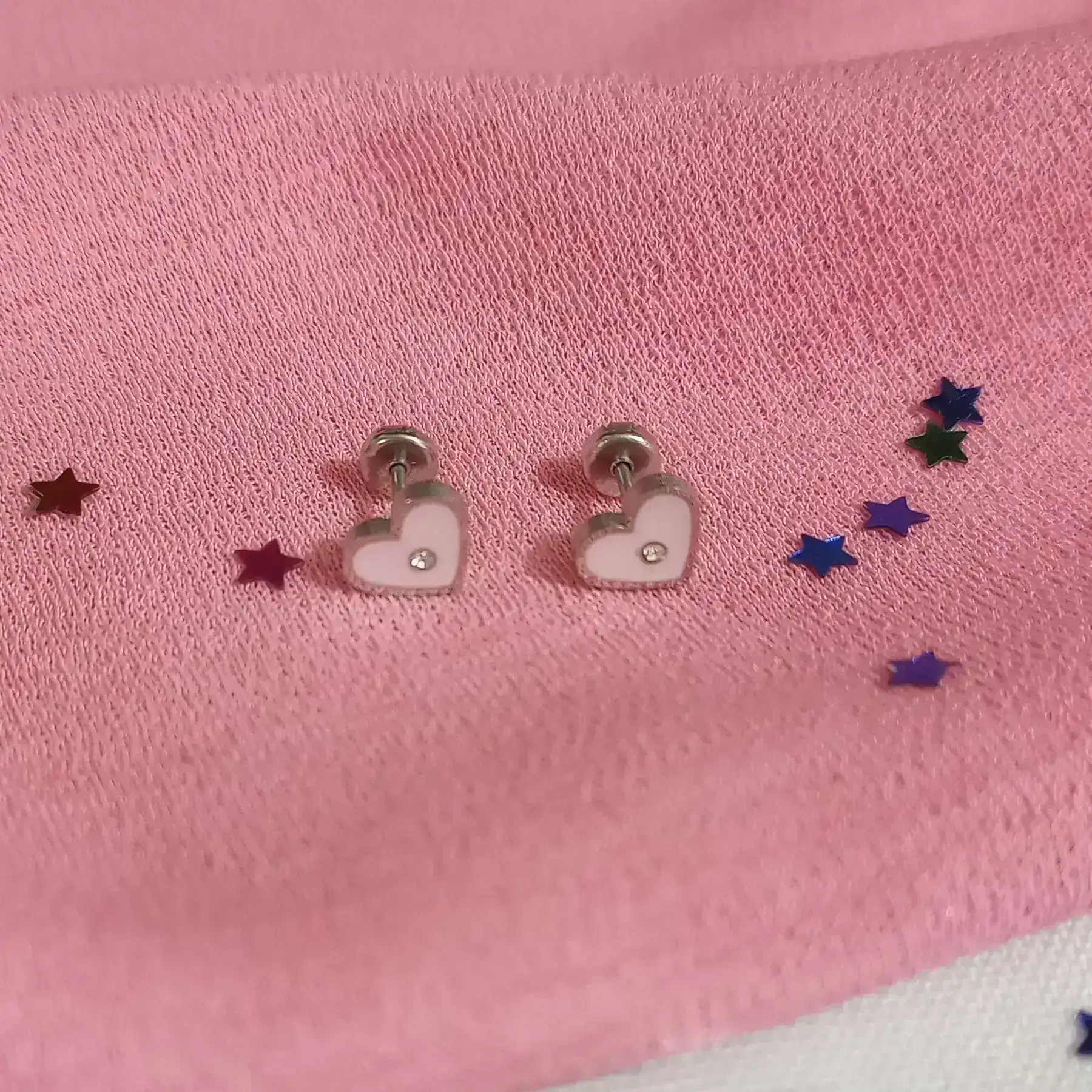 Abridores corazón rosa con strass!!! 2