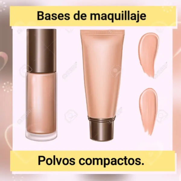 Bases de maquillaje y Polvos de maquillaje 🥺❤️