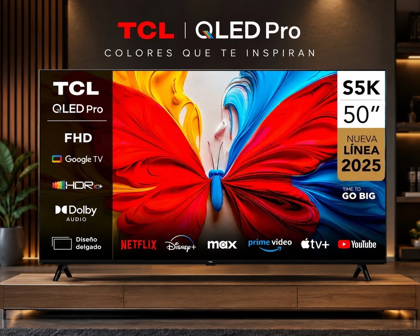 SMART TV 50"TCL QLED C/GOOGLE TV ‼️ SOLO POR PEDIDOS ‼️ 