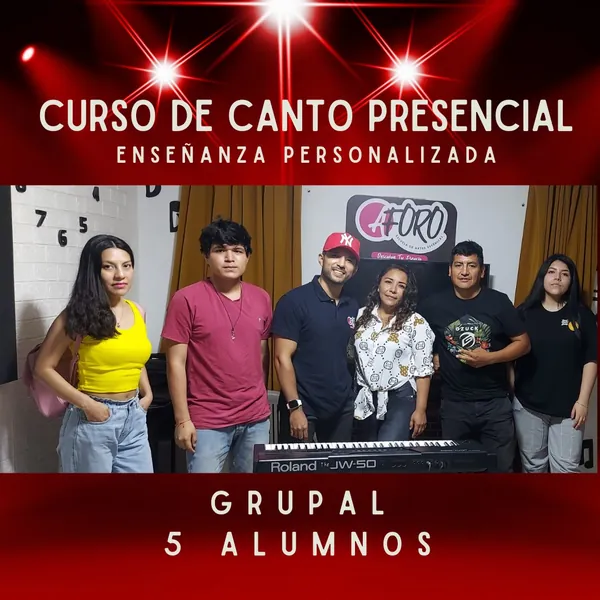 CURSO DE CANTO PRESENCIAL
