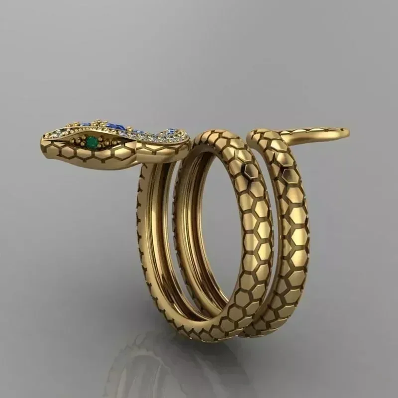 ANILLO SERPIENTE ELEGANTE  2