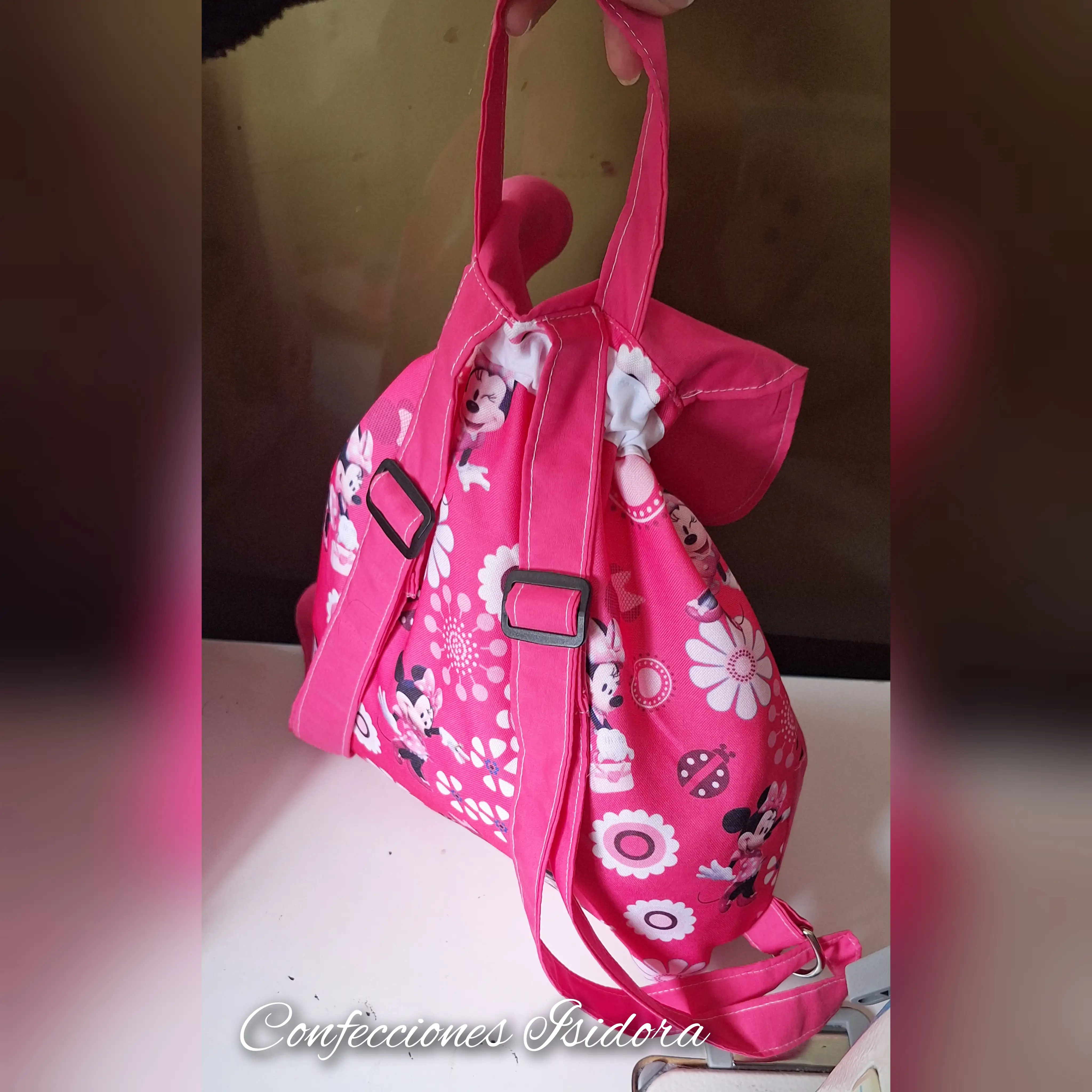 Mochila minnie Bordada  3
